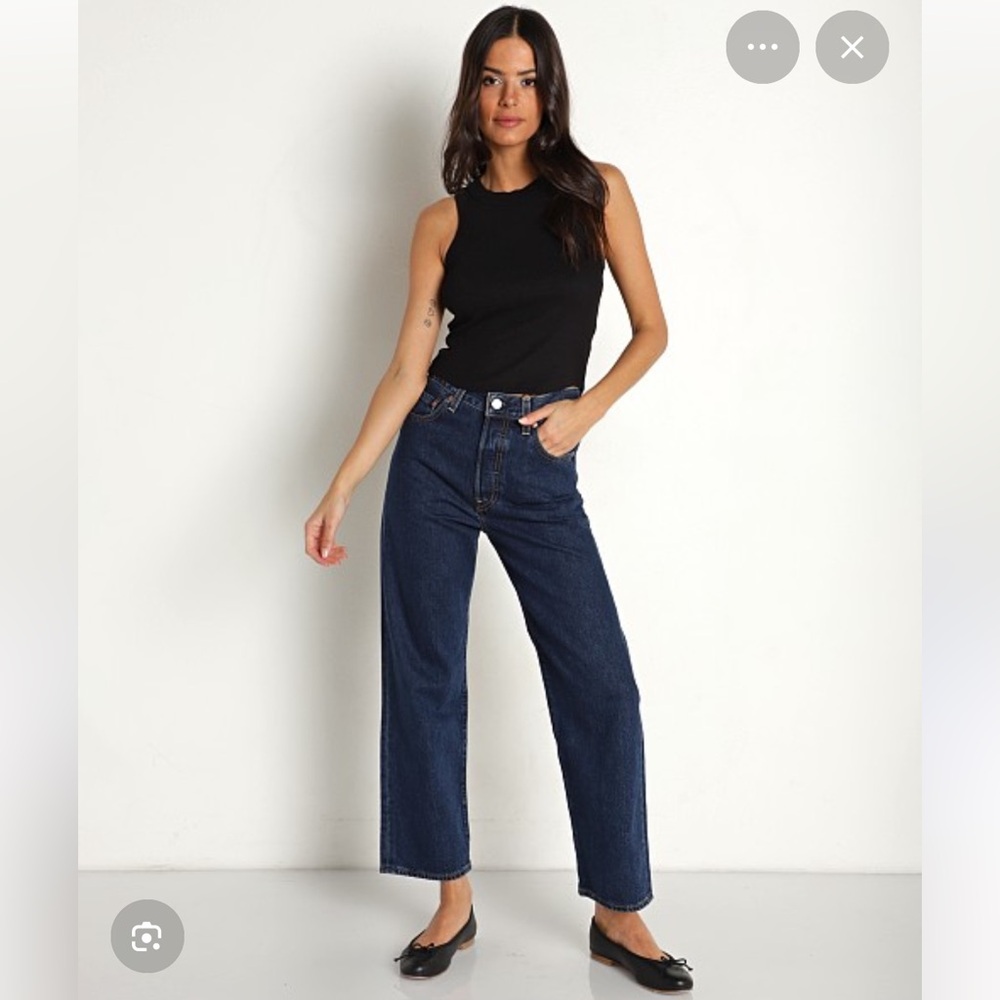 Levi's Women's Ribcage Ankle Jeans - Neo Dark